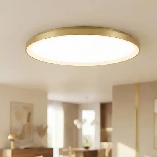 Plafoniera krizia oro px led 80w 3000k moderna gea luce Pagamento Sicuro