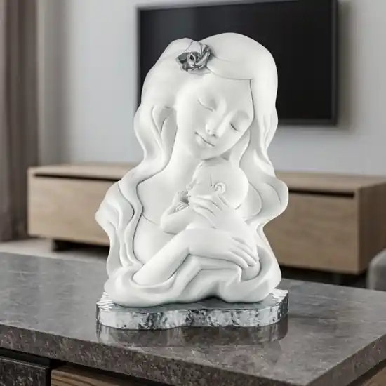 Soprammobile statuetta nascita base argento bongelli preziosi Di Tendenza