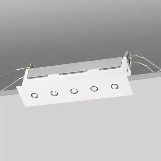 Nuovo Arrivo Faretto da incasso led per controsoffitto 9w 4000k 220-240v isyluce exacta bianco
