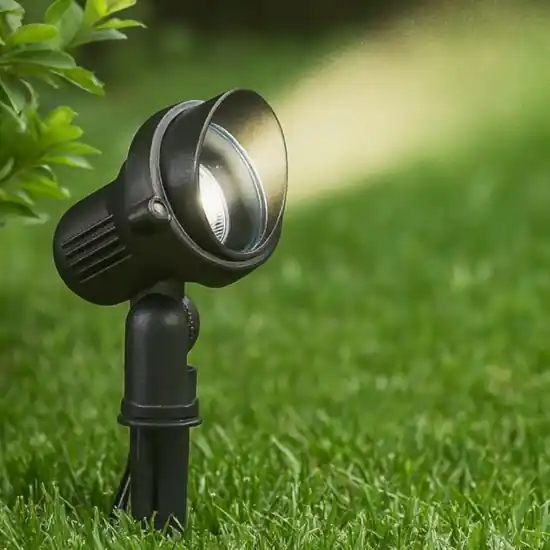 Ultima Occasione Faretto con picchetto da giardino terra pr1 small ideal lux nero orientabile ip65