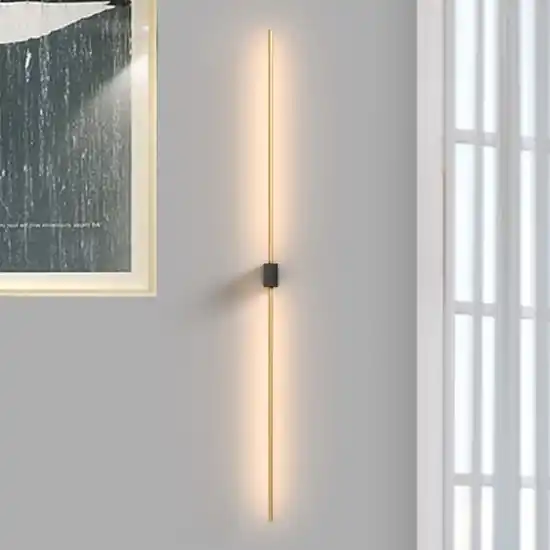 Applique maytoni paris led 12w 3000k nero oro moderna Professionale