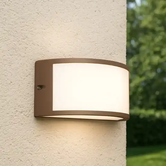 Rex-1 ap1 applique da esterno ip44 marrone curvo ideal lux Soddisfatti O Rimborsati