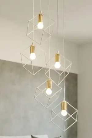 A Buon Prezzo Ice sp5 bianco ideal lux lampadario per salotto moderno