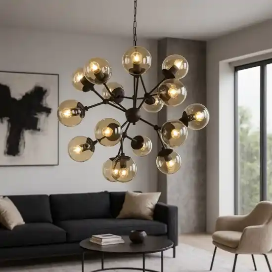 Soddisfatti O Rimborsati Kepler sp18 ideal lux grande lampadario nero per salotto