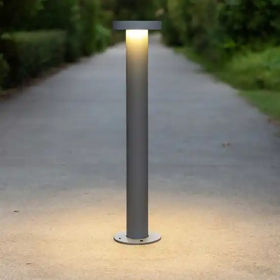 Promozione Esclusiva Lampione da giardino moderno design grigio led 7w 3000k fp