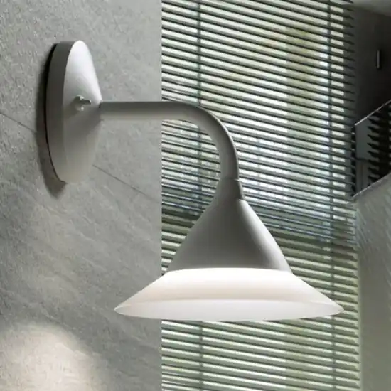 Professionale Applique grigio per esterni moderna led 20w 4000k fp