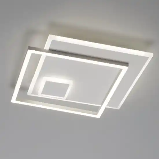 Plafoniera tilde quadrata moderna bianco led 30w cct 3000k 4000k Ordina Subito