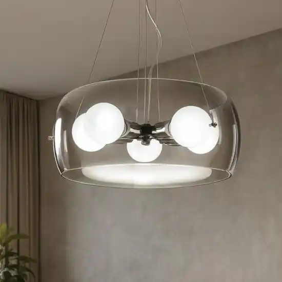 Audi10 sp5 trasparente ideal lux lampadario moderno Promozione Esclusiva
