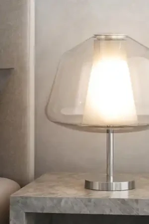 Abat jour camera da letto moderna to plight vetro trasparente Saldi