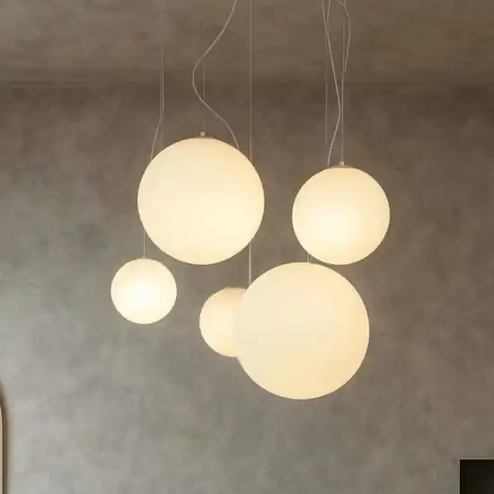 Subito Disponibile Ideal lux mapa sp5 bianco lampadario per tavolo soggiorno moderno