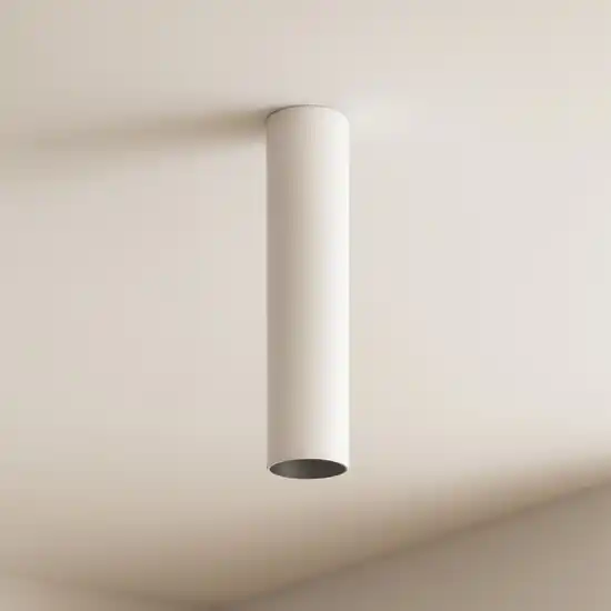 Novità Look pl1 ideal lux faretto da soffitto cilindro metallo bianco
