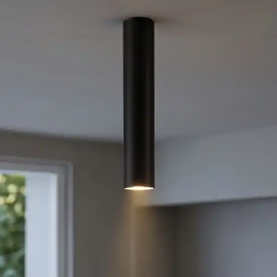 Look pl1 ideal lux faretto da soffitto cilindro nero Offerta Speciale
