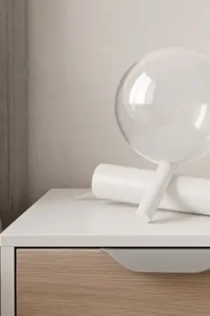 Abat jour da comodino led 6w 3000k bianca rossini tab linea light codice ca148fwhwdi Solo Oggi