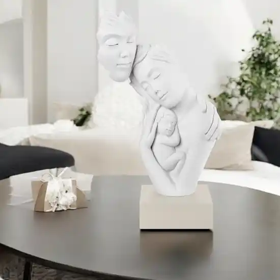 Bongelli preziosi famiglia da tavolo scultura h39 base nocciola Promo Stagionale