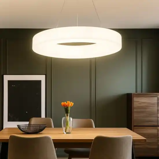 Novità Saturn stilnovo lampadario led 4000k moderno 115cm