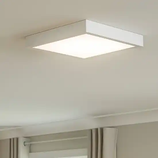 Plafoniera grande linea light box led bianca quadrata 43w 4000k Vendita Finale