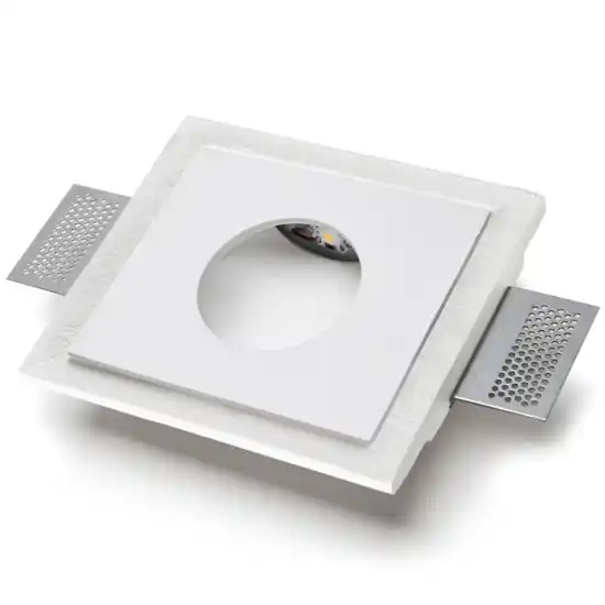 Segnapasso led 24v 3.5w 4000k da incasso in gesso cristaly verniciabile Soddisfatti O Rimborsati