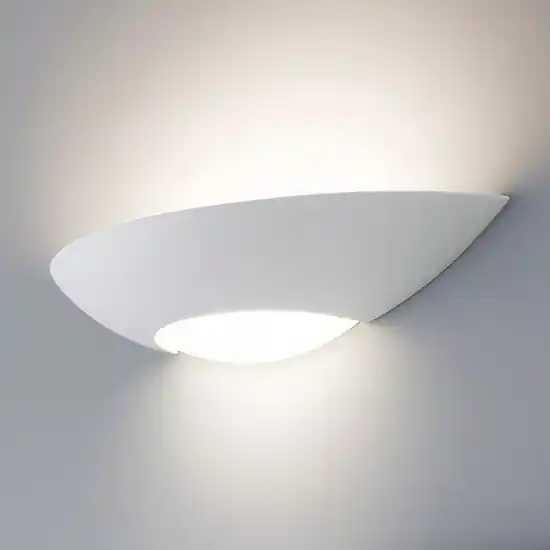 Spedito Oggi Applique in gesso ceramica bianco pitturabile
