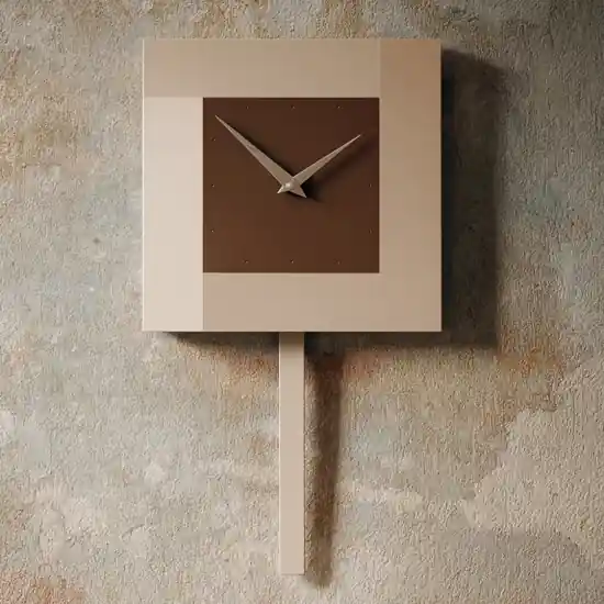 Orologio da muro a pendolo moderno cioccolato Quantità Limitata