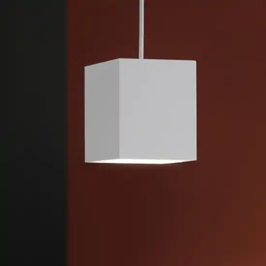 Prezzo Ridotto Lampada a sospensione per cucina cubo bianco top light plate