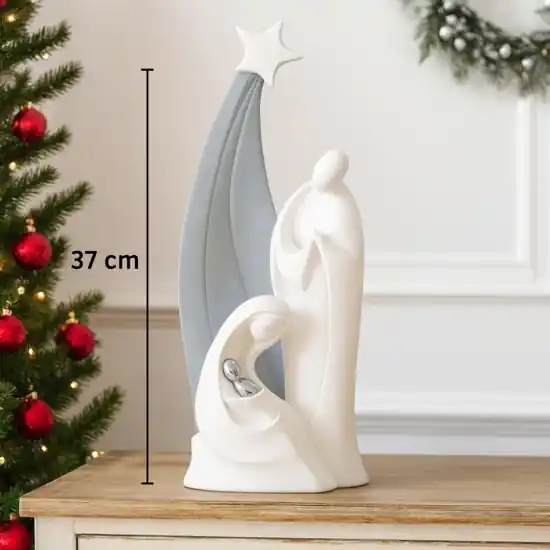 A Buon Prezzo Statuina presepe h37 di natale natività grigio moderno bongelli preziosi