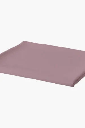 Consegna Rapida LUXURY COLLECTION DI MAESTRO Lenzuolo Piano Matrimoniale in Cotone Tinta Unita Malva
