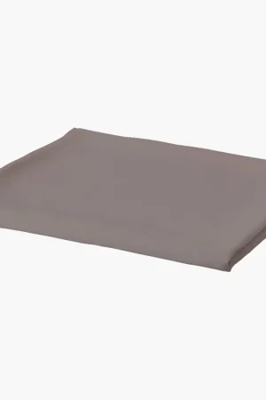 Subito Disponibile LUXURY COLLECTION DI MAESTRO Lenzuolo Piano Piazza e Mezza in Cotone Tinta Unita Tortora Scuro