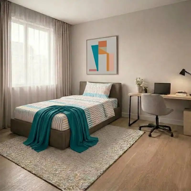 Bestseller Completo Letto Singolo in Cotone con Stampa Niord Multicolor