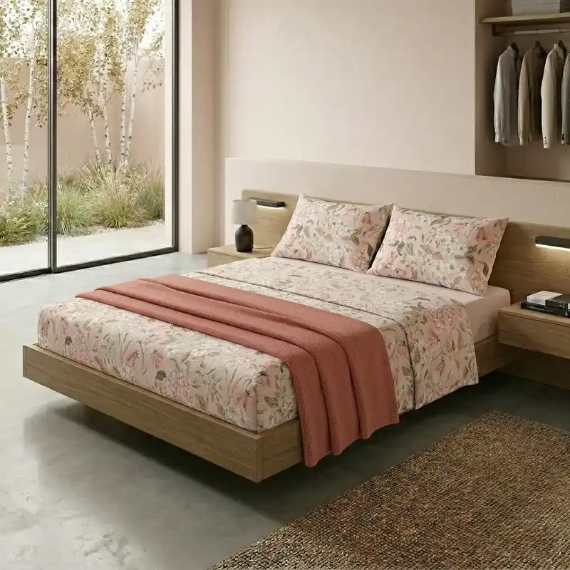 Scelto Dai Clienti Completo Letto Matrimoniale con Stampa Atelier - Fantasia Blair Cream