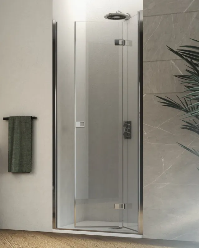 Box doccia nicchia cm 70 soffietto apertura destra - vetro temperato Must-Have