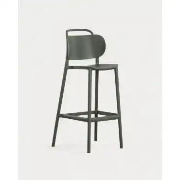 Professionale Set di 2 sgabelli bar da esterno 75 cm in polipropilene Kole