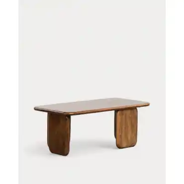 Affare Tavolino rettangolare 120X60 cm in legno di mango Eliez