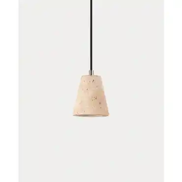 Lampada da soffitto in metallo con marmo travertino Valenes Direttamente Dal Produttore