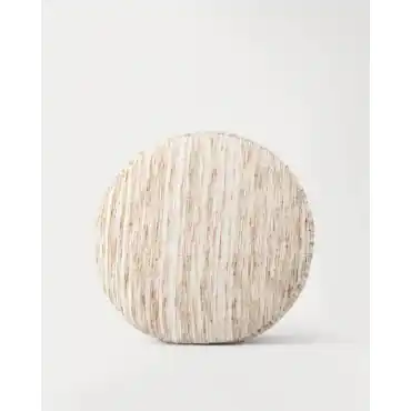 Cuscino rotondo Ø44 cm in tessuto Marssel Offerta Speciale