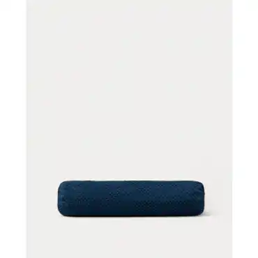 Cuscino cilindrico 63x15 cm in tessuto Pompons Offerta