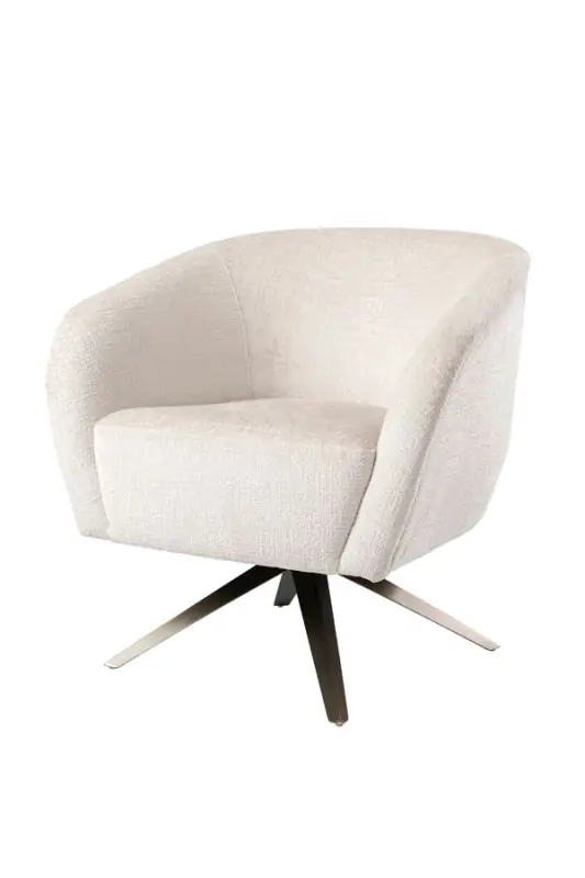 Brodie Poltroncina girevole – Ciniglia talpa chiaro - Bronzo Bestseller