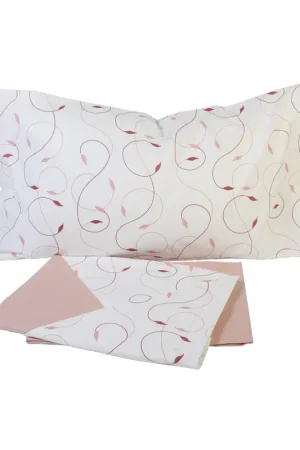 Completo Lenzuola Fantasia Matrimoniale Botticelli Home Edera a 4 Federe (Vari Colori) Offerta Del Giorno