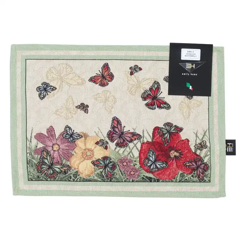 Centrotavola Emily Home Butterfly in Gobelin (Varie Misure) Soddisfatti O Rimborsati