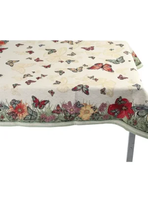Saldi Copritavolo Gobelin Rettangolare Emily Home Butterfly 12 Posti 140 x 260 cm