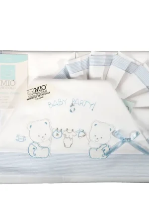 Must-Have SET LENZUOLA CULLA CARROZZINO "BABY PARTY" - MIO PICCOLO