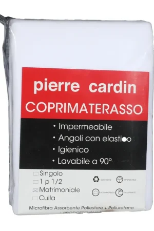 Must-Have Coprimaterasso Impermeabile Una Piazza e Mezza con Angoli Pierre Cardin Basic 125x200 cm