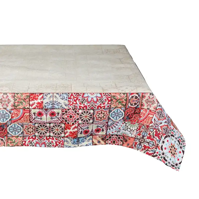 Copritavolo Quadrato in Gobelin Emily Home Ceramica 140x140 cm Solo Oggi
