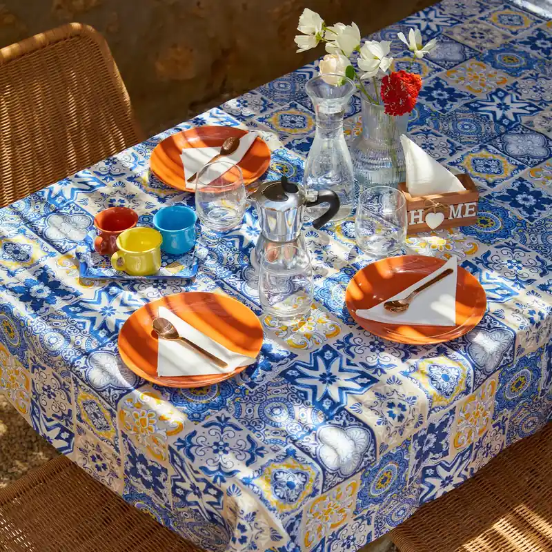 Occasione Imperdibile Tovaglia da Tavola Ruocco Home Arte di Maiolica